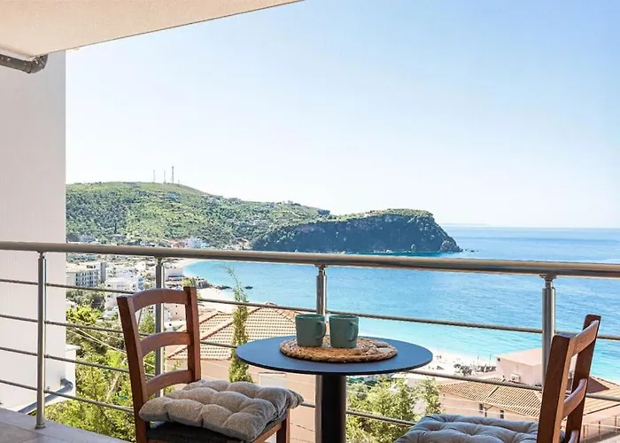 Hi'mare View 2 Room, Parking, Kitchen & Balcony Daire Himarë